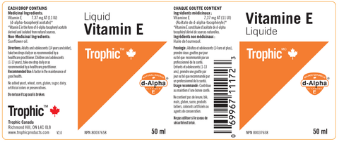 Trophic Vitamin E Liquid 50ml