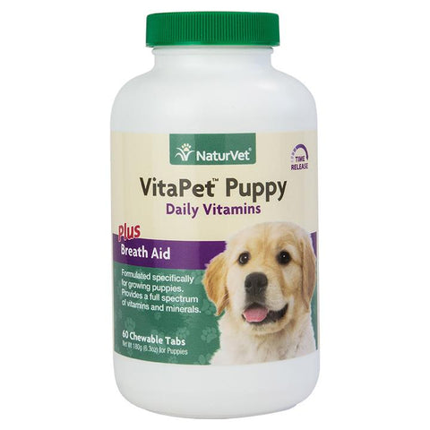 NaturVet VitaPet™ Puppy Daily Vitamins Chewable Tablets (60 ct)