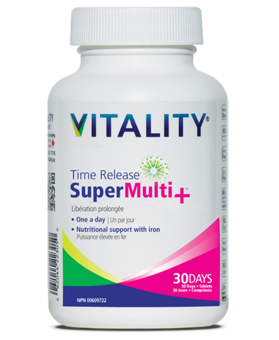 Vitality Time Release Super Multi+ for 60 Days (60 Tablets)