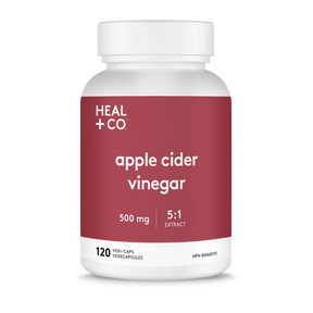 Heal + CO Apple Cider Vinegar 500mg 120 Veggie Caps