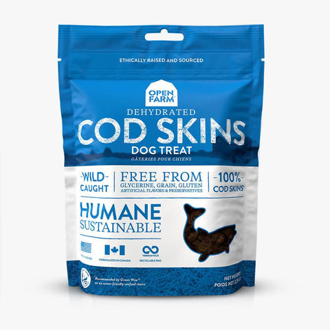 Open Farm Dehydrated Cod Skins Treat (2.25 oz)