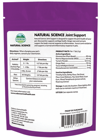 Oxbow Natural Science Joint Support (4.2 oz)
