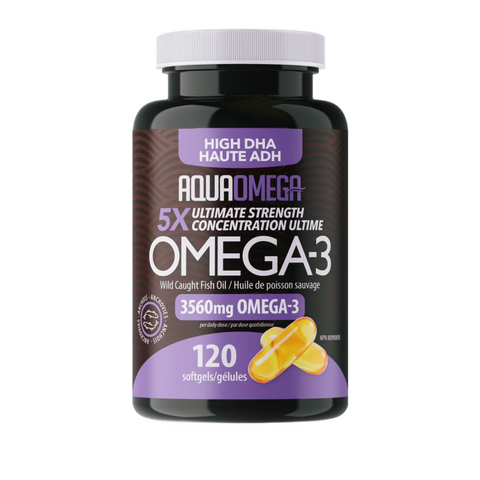 AquaOmega 5X Ultimate Strength DHA Softgels