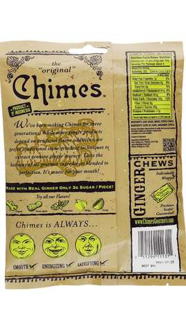 Chimes Gourmet Ginger Chews - Original (5oz/141.8g)
