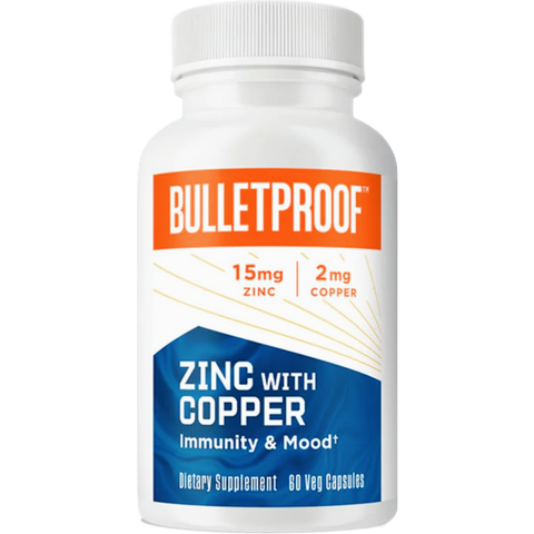 Bulletproof Zinc with Copper (60 VegCaps)