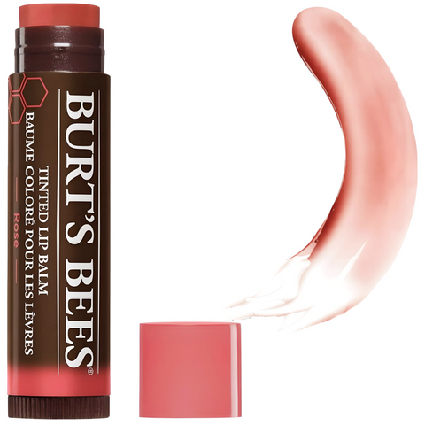 Burt's Bees Tinted Lip Balm - Rose (4.25g) - BUY 3 GET 1 FREE!