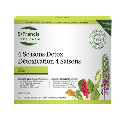 St. Francis Herb Farm 4 Seasons 10-day Detox Kit
