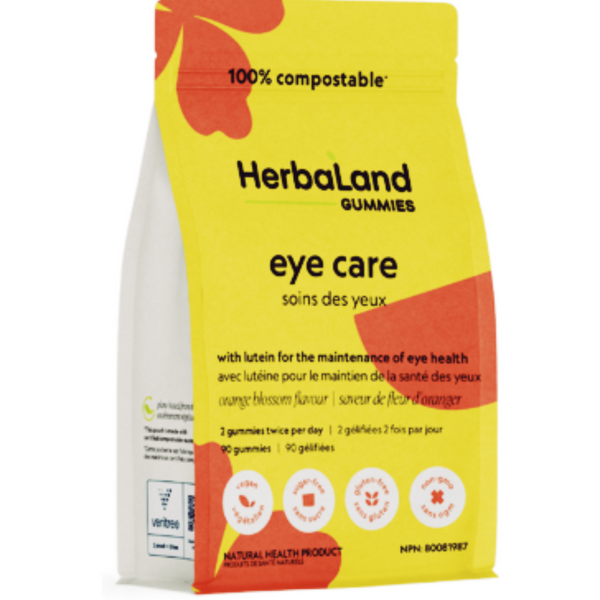 Herbaland Eye Care Gummies For Adults (Sugar-Free) - (90 Gummies)