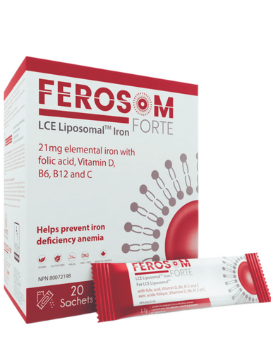 Ferosom Forte LCE Liposomal Iron - 20 Sachets