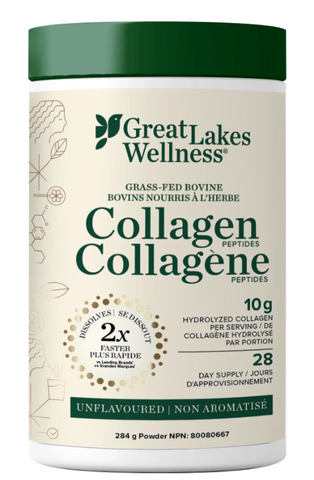 Great Lakes Wellness Bovine Collagen Peptides Unflavoured 284g