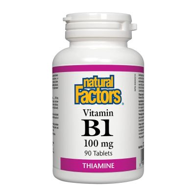 Natural Factors Vitamin B1 100mg (90 Tabs)