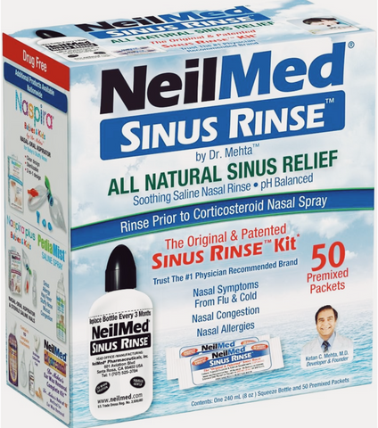 NeilMed SINUS RINSE™ Regular Kit w/ 50 premixed packets