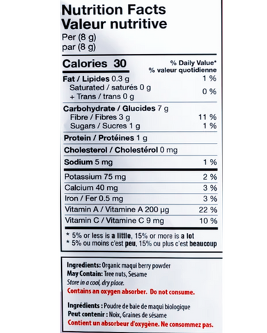 Organic Traditions Maqui Berry Powder 100g