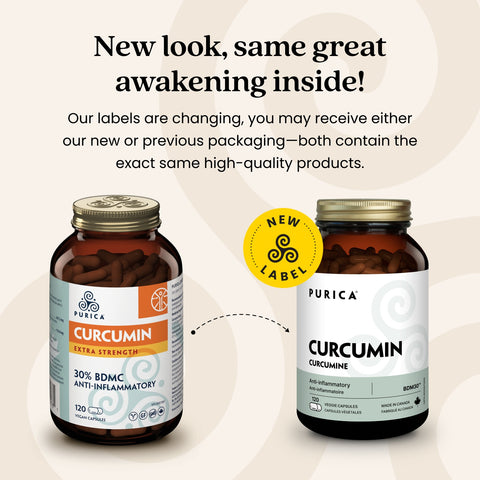 Purica Curcumin Extra Strength - powered by BDM30 (120 VCaps)