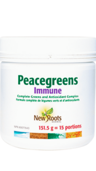 New Roots Peacegreens Immune (151.5g Powder)