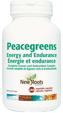 New Roots Herbal Peacegreens - Energy and Endurance