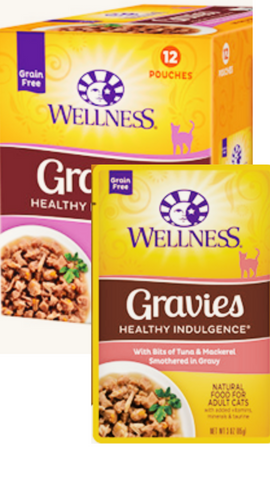 Wellness Healthy Indulgence® Gravies Tuna & Mackerel - Cat Wet Food (3 oz)