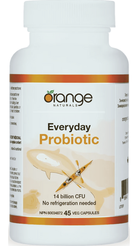 Orange Naturals Everyday Probiotic (45 VegCaps)