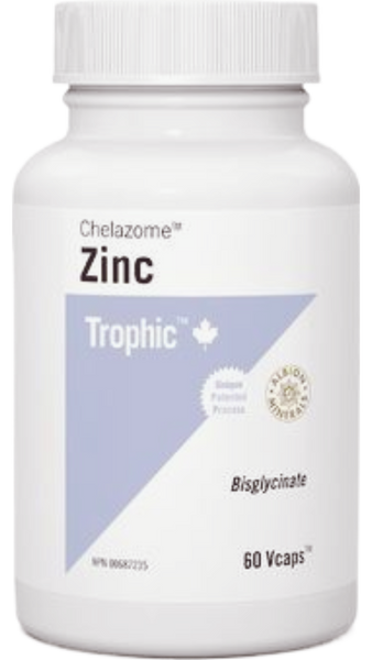 Trophic Zinc Chelazome 30 mg (60 Veg Caps)