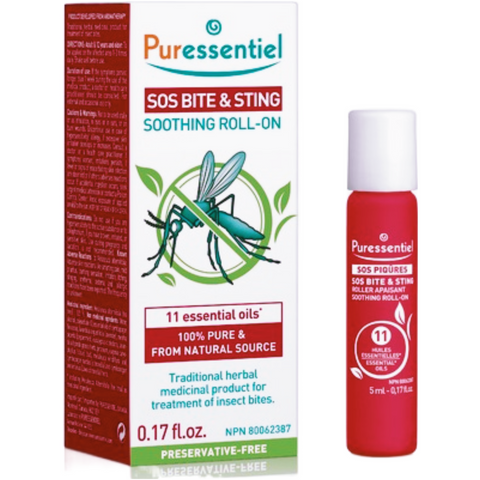 Puressentiel SOS Bite & Sting - Soothing Roll-On (5 ml)