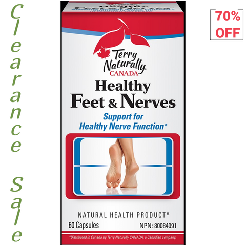 Terry Naturally Healthy Feet & Nerves (60 Caps) - Expires October 2023