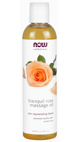 NOW Solutions Tranquil Rose Massage Oil (237mL)