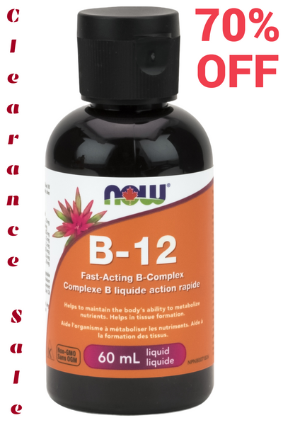Now B-12 Fast Acting B Complex (60ml) - Expires November 2023