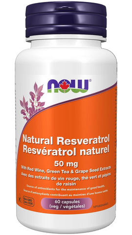 NOW Natural Resveratrol (60 VegCaps)