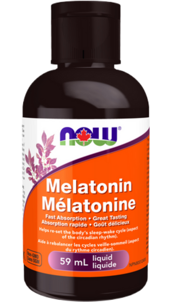 NOW Foods Liquid Melatonin (3mg) - 59ml
