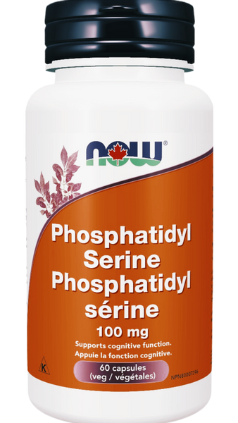NOW Foods Phosphatidyl Serine - 100mg - (60 VegCaps)