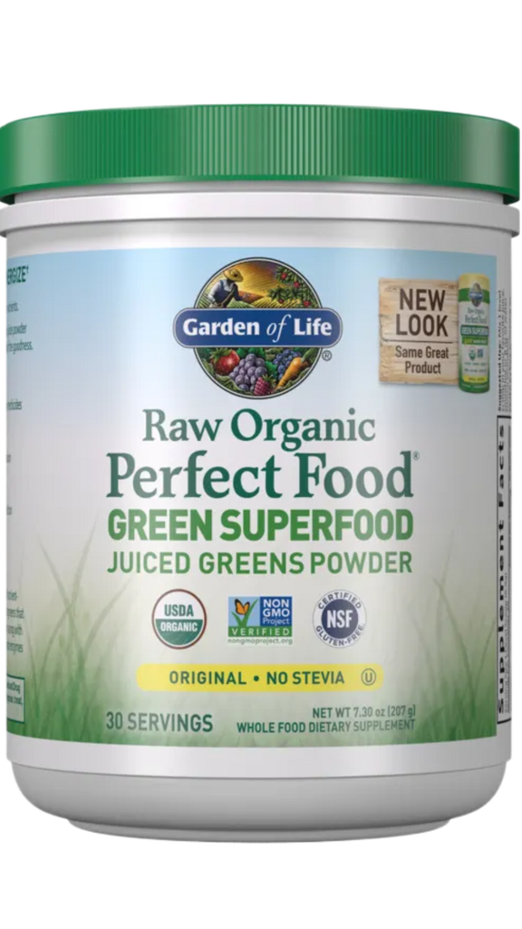 Garden of Life Raw Organic Perfect Food Green Superfood Powder