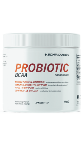 Schinoussa Probiotic BCAA (150g powder, natural orange flavour)
