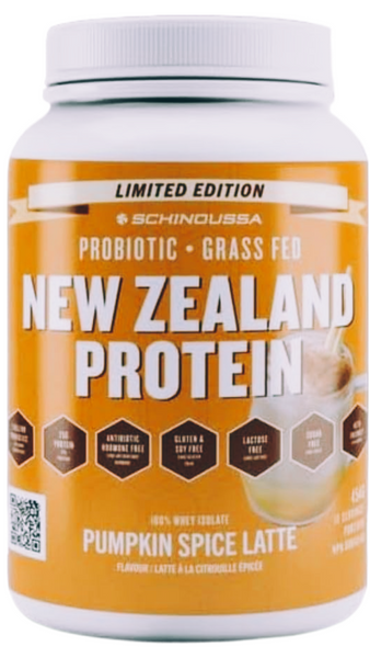 Schinoussa Probiotic Whey Protein Limited Edition Pumpkin Spice Latte (16oz/454g)