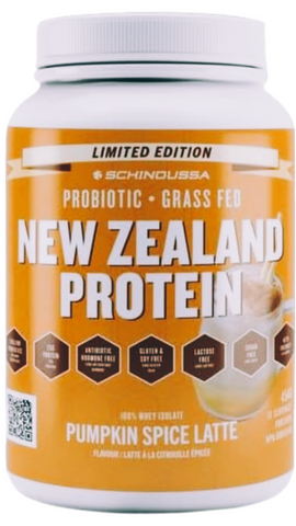 Schinoussa Probiotic Whey Protein Limited Edition Pumpkin Spice Latte (16oz/454g)