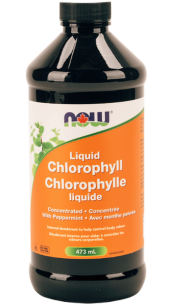 NOW Supplements Liquid Chlorophyll Peppermint 473mL