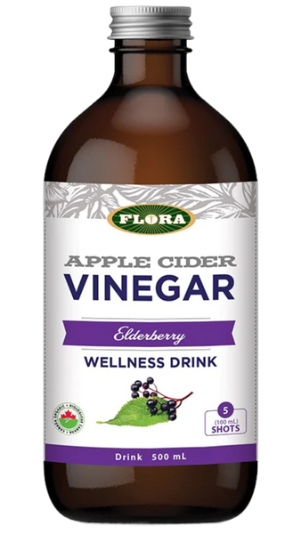 Flora Apple Cider Vinegar – Elderberry 500ml