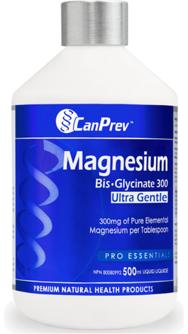 CanPrev Magnesium Bis-Glycinate 300 Ultra Gentle (500ml Liquid)