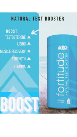 ANS Performance FORTITUDE - Natural Testosterone Booster, 120 Caps