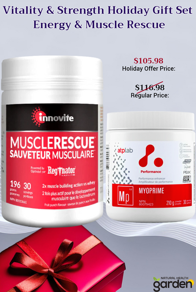 Vitality & Strength Holiday Gift Set - Energy & Muscle Rescue - Limited Time Offer