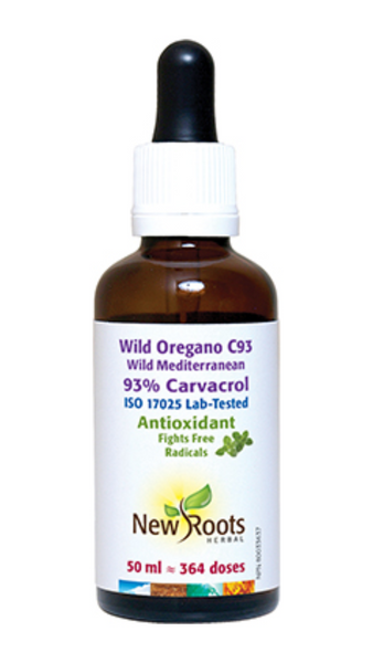 New Roots Herbal Wild Oregano C93 Liquid Tincture (50ml) - Expires December 2025