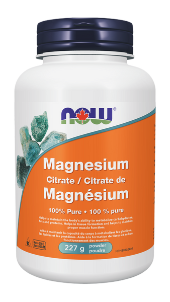 NOW Foods Magnesium Citrate 227g Powder
