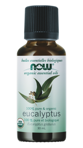 NOW Organic Eucalyptus Essential Oil (30mL)
