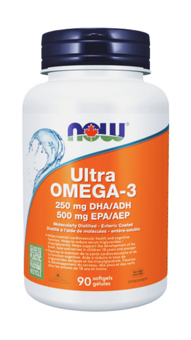 NOW Ultra Omega-3 Molecularly Distilled 1000mg