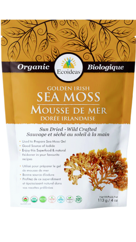 Ecoideas Organic Golden Irish Sea Moss (113g)