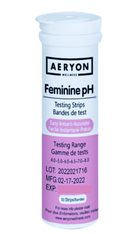 Aeryon Wellness Feminine PH Vaginal Strips (50ct) - EXPIRES FEBRUARY 2024