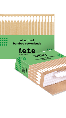 Fete Eco-friendly Bamboo Cotton Buds (100ct)