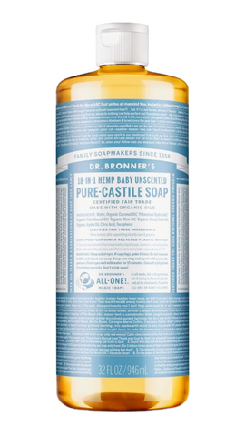 Dr. Bronner's Organic Baby-Mild Pure Castile Liquid Soap