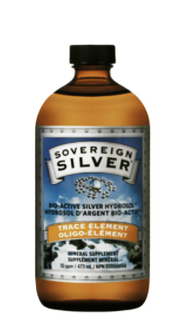 Sovereign Silver  Bio-Active Silver Hydrosol 10 ppm - Screwtop Bottle