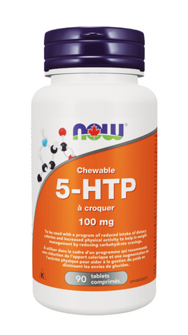 NOW Foods 5-HTP - 100mg (90 Chewable Tablets)