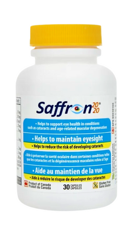 Saffron 2020 Eye Care Supplement (30 VegCaps)